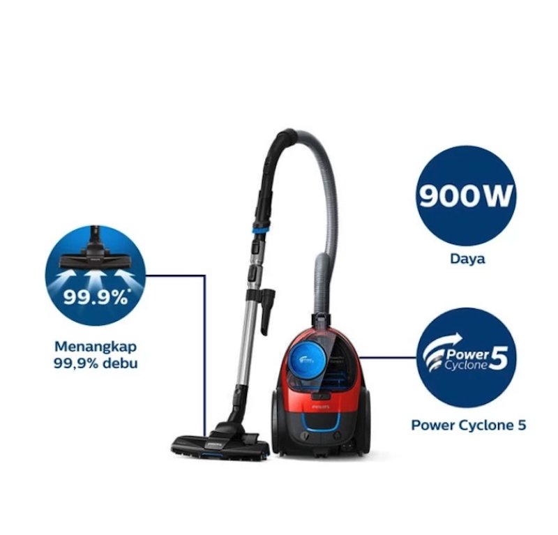 Philips | PowerPro Compact - Penyedot Debu Tanpa Kantung