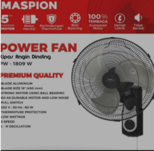 Maspion | Power Wall Fan