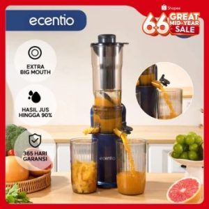 Ecentio Slow Juicer Cold Press 82 mm
