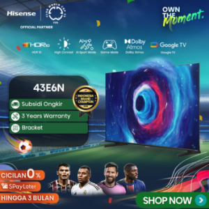 Hisense | 4K Ultra HD Smart LED Google TV 43"