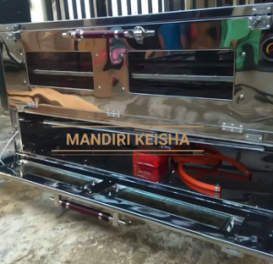 Oven Gas Otomatis Stainless 150x55x70