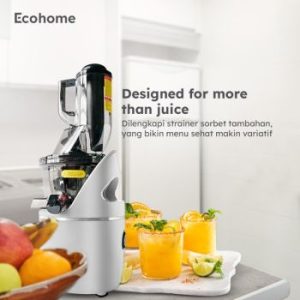 Ecohome Slow Juicer Big Mouth