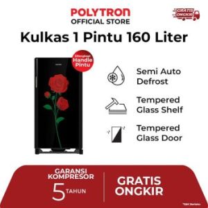Polytron | Kulkas 1 Pintu Belleza Varia 160 liter