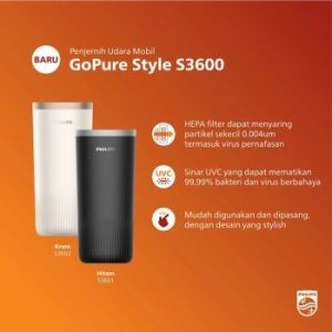 Philips | GoPure Style Series 3000 Car Air Purifier