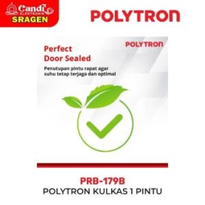 Polytron | Kulkas 1 Pintu Metallic Series 170 Liter
