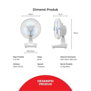 Maspion | Desk Fan 6 Inch