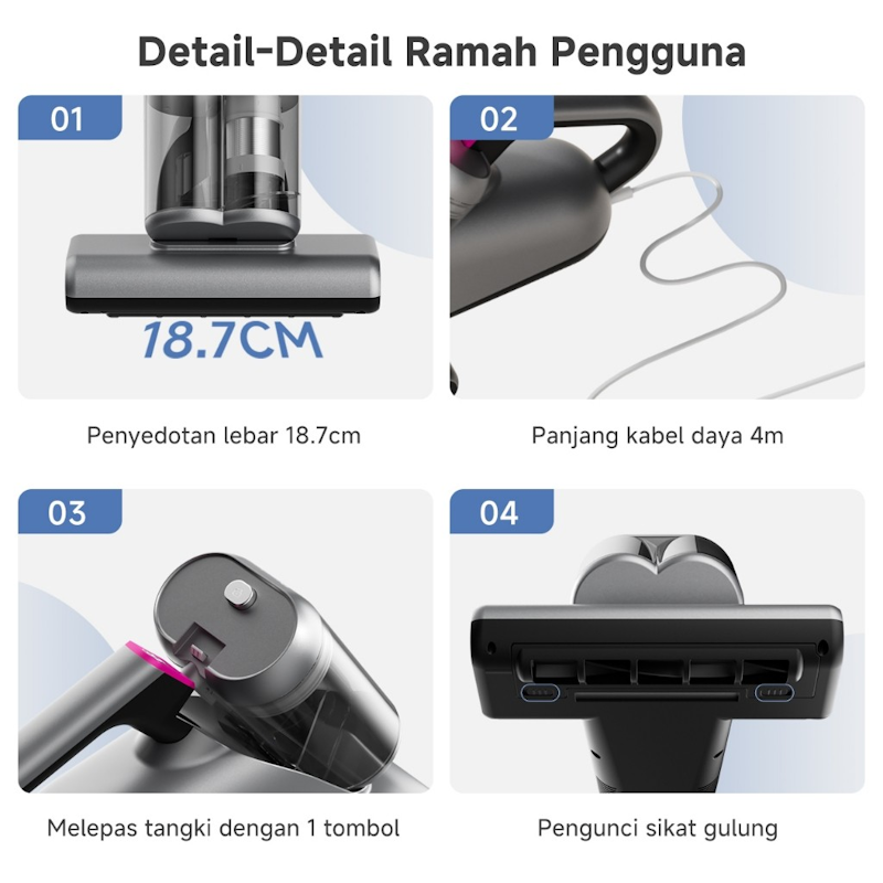 Simplus Dust Mite Vacuum Cleaner Model 006