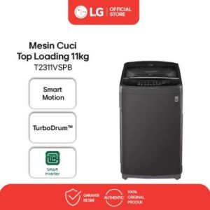 LG | Mesin Cuci Top Loading 11kg Smart Inverter