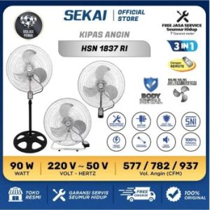 SEKAI Kipas Angin Berdiri Tornado