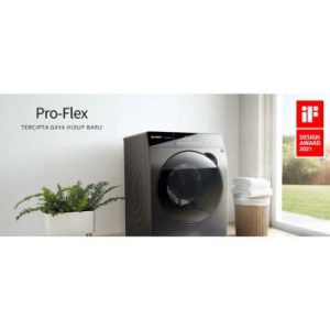 SHARP | Mesin Cuci Front Loading Pro Flex Series 10,5 Kg