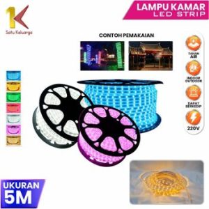 Satu Keluarga Lampu LED Strip Warm White