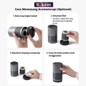 Rokeet Smart Air Purifier Portable
