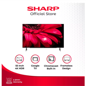 SHARP | 55 Inch 4K+ Frameless Google TV