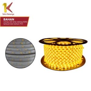 Satu Keluarga Lampu LED Strip Warm White