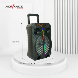 Advance Speaker Bluetooth Music Karaoke 12inch Free Mic
