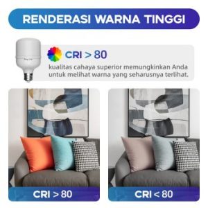 Rong River LED Bohlam Cahaya Putih 18 Watt