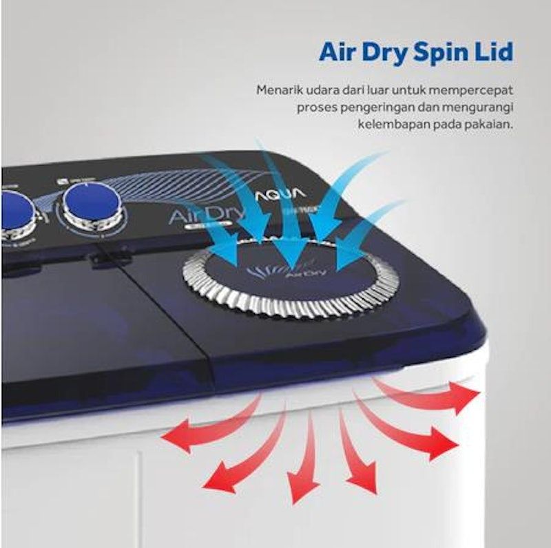AQUA | Mesin Cuci Twin Tub 8 kg