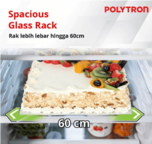 Polytron | Kulkas 2 Pintu Belleza Big Liter Inverter 350 Liter