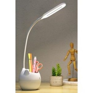 Lampu Meja Belajar LED 3 Warna dan Tempat Alat Tulis