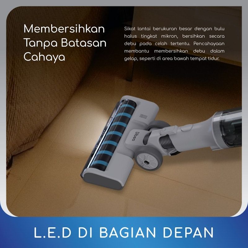 DIBEA Cordless Stick Vacuum Cleaner and Mop