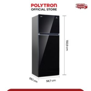 Polytron | Kulkas 2 Pintu Belleza Jumbo Inverter 240 Liter