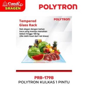 Polytron | Kulkas 1 Pintu Metallic Series 170 Liter