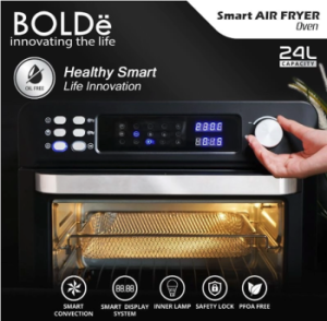 BOLDe Super Smart Air Fryer Oven Black Diamond
